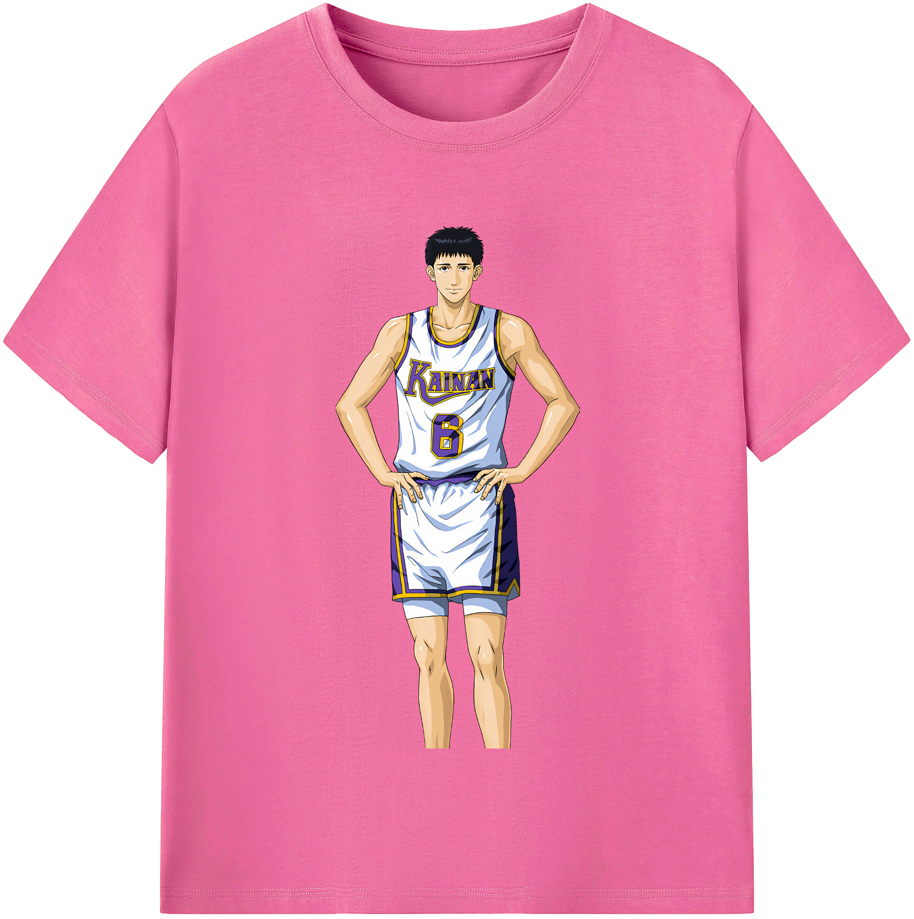 （画像用） SLAM DUNK／スラムダンク レディースカジュアルプリントTシャツ（綿100％）